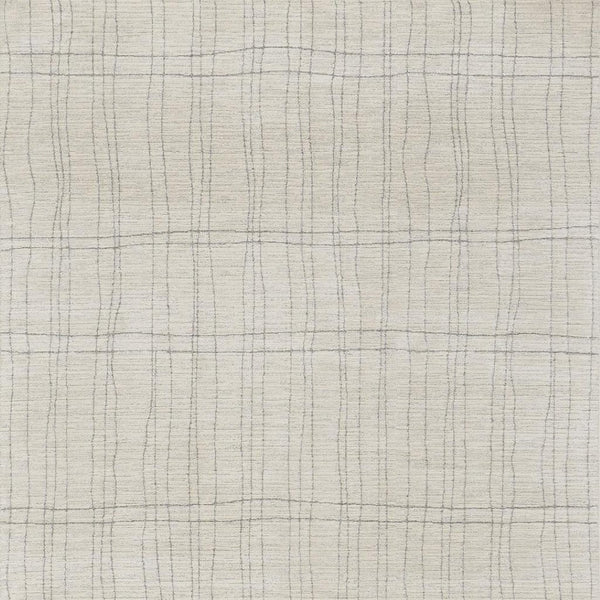 HomeRoots 4' Gray and Ivory Abstract Area Rug - Modern Scandinavian Design for Minimalist Home Decor Charm 8' X 10' 533415