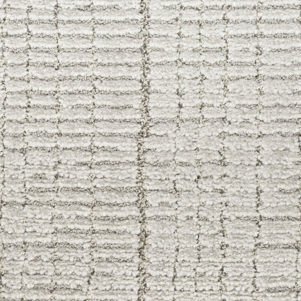 HomeRoots 8' X 10' Gray and Ivory Abstract Power Loomed Area Rug – Modern Elegance for Any Room Décor 533417