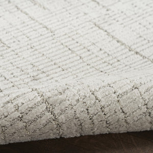 HomeRoots 8' X 10' Gray and Ivory Abstract Power Loomed Area Rug – Modern Elegance for Any Room Décor 533417
