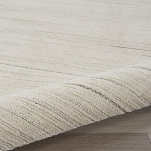 HomeRoots 4' Contemporary Gray and Ivory Abstract Area Rug - Stylish Scandinavian Design for Any Space 8' X 10' 533418