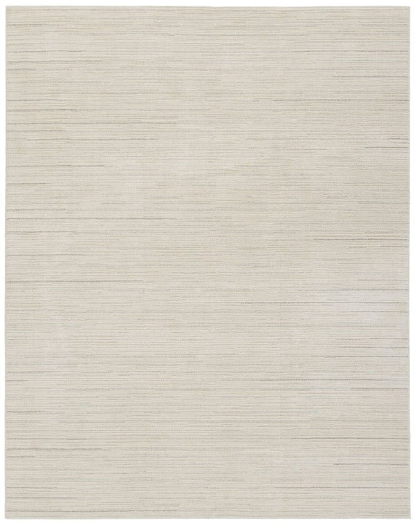 HomeRoots 4' Contemporary Gray and Ivory Abstract Area Rug - Stylish Scandinavian Design for Any Space 8' X 10' 533418