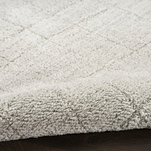HomeRoots 8' Beige and Gray Abstract Runner Rug - Durable, Stylish, Perfect for Hallways and High-Traffic Areas 533423