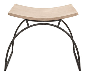 Sarreid Britton Bench - Rustic Flaky Pine Finish With Hand Forged Iron For Stunning Home Decor And Comfort Beige  53346