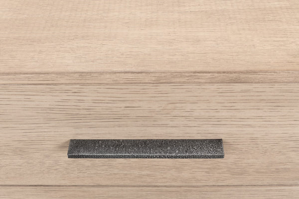 Sarreid Blyth 2 Drawer Chest - Flaky Pine Finish With Hand Forged Iron Accents For Rustic Charm & Storage Beige  53347