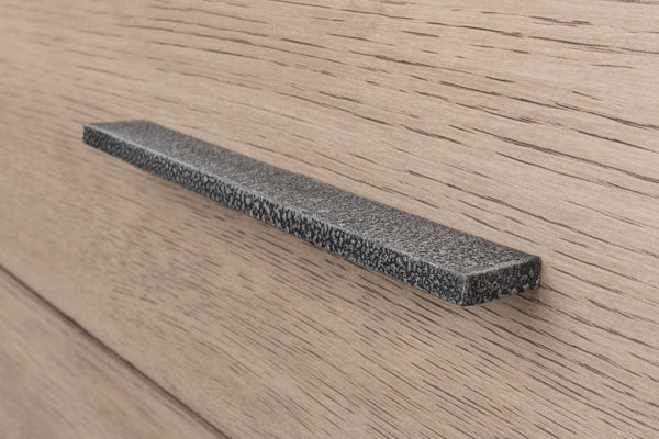 Sarreid Blyth 2 Drawer Chest - Flaky Pine Finish With Hand Forged Iron Accents For Rustic Charm & Storage Beige  53347