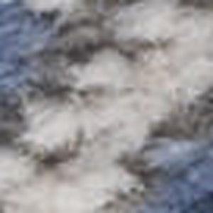 HomeRoots 8' Elegant Blue and Gray Power Loomed Area Rug - Persian-Inspired Design for Stylish Home Decor 8' X 10' 533554