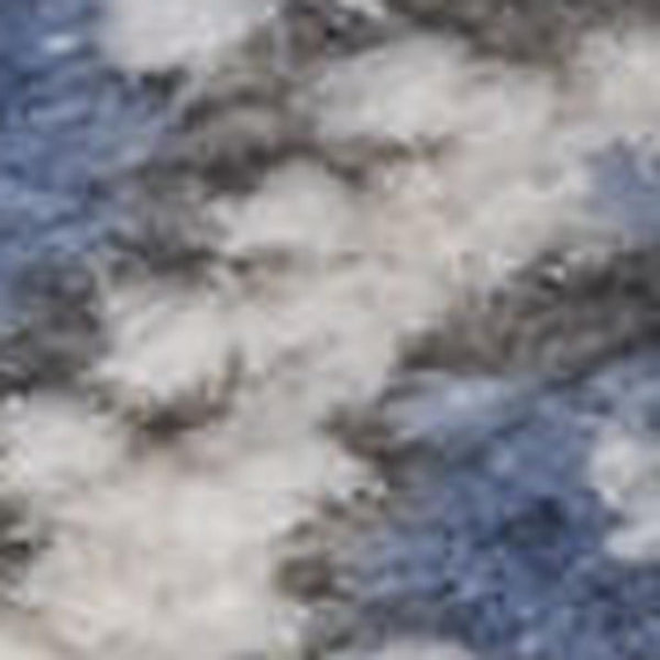 HomeRoots 8' Elegant Blue and Gray Power Loomed Area Rug - Persian-Inspired Design for Stylish Home Decor 8' X 10' 533554