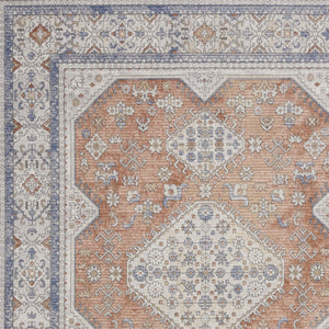 Homeroots 8' X 10' Beige And Bronze Oriental Power Loom Area Rug  Polypropylene 533559