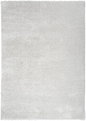 HomeRoots 5' Silver Shag Area Rug – Plush, Modern Design for Ultimate Comfort and Style in Any Space 5' X 7' 533570