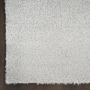 HomeRoots 5' Silver Shag Area Rug – Plush, Modern Design for Ultimate Comfort and Style in Any Space 5' X 7' 533570