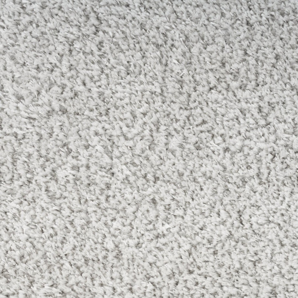 HomeRoots 5' Silver Shag Area Rug – Plush, Modern Design for Ultimate Comfort and Style in Any Space 5' X 7' 533570