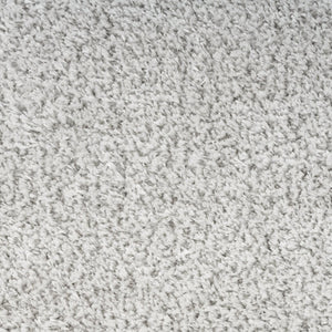 HomeRoots 5' Silver Shag Area Rug – Plush, Modern Design for Ultimate Comfort and Style in Any Space 5' X 7' 533570