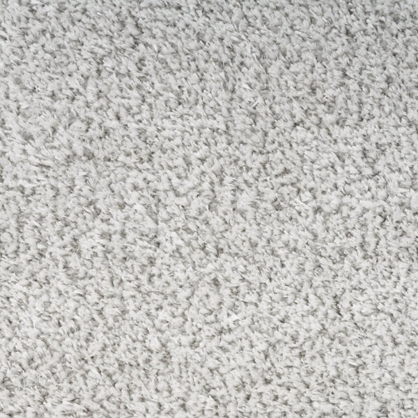 HomeRoots 5' Silver Shag Area Rug – Plush, Modern Design for Ultimate Comfort and Style in Any Space 5' X 7' 533570