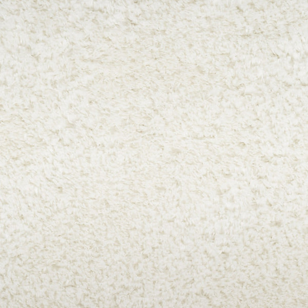 HomeRoots 5' Luxurious Ivory Shag Area Rug - Soft, Cozy, and Stylish Addition for Modern Living Spaces 5' X 7' 533571