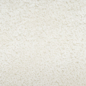 Homeroots 5' X 7' Ivory Shag Power Loom Area Rug  Polyester 533571