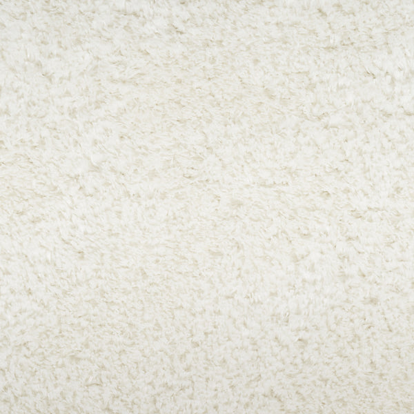 Homeroots 5' X 7' Ivory Shag Power Loom Area Rug  Polyester 533571