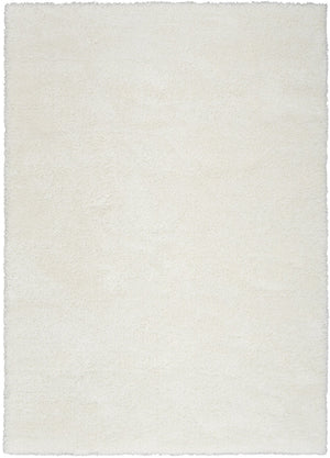 HomeRoots 5' Luxurious Ivory Shag Area Rug - Soft, Cozy, and Stylish Addition for Modern Living Spaces 5' X 7' 533571