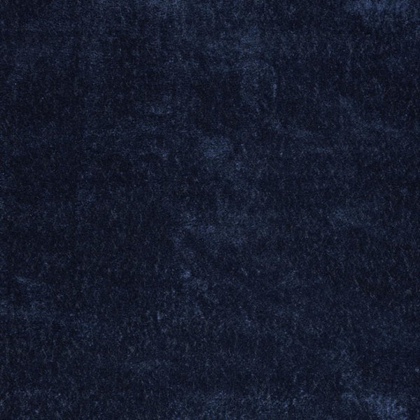 HomeRoots 5' Plush Navy Blue Shag Area Rug - Retro-Modern Style for Cozy Living Spaces, Soft Underfoot Comfort 5' X 7' 533573