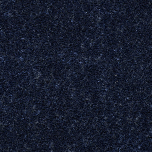 HomeRoots 5' Plush Navy Blue Shag Area Rug - Retro-Modern Style for Cozy Living Spaces, Soft Underfoot Comfort 5' X 7' 533573