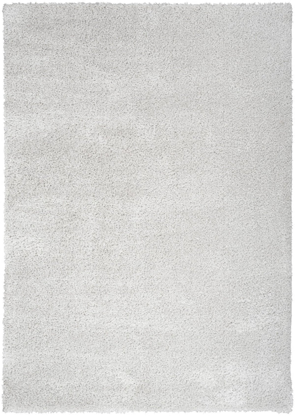 HomeRoots 8' Plush Silver Shag Area Rug - Cozy Texture, Retro Style, Perfect for Living Rooms and Bedrooms 8' X 10' 533574