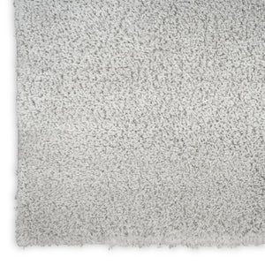 HomeRoots 8' Plush Silver Shag Area Rug - Cozy Texture, Retro Style, Perfect for Living Rooms and Bedrooms 8' X 10' 533574