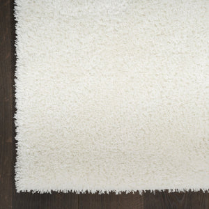 HomeRoots 5' Luxurious Ivory Shag Area Rug - Soft, Cozy, and Stylish Addition for Modern Living Spaces 8' X 10' 533575