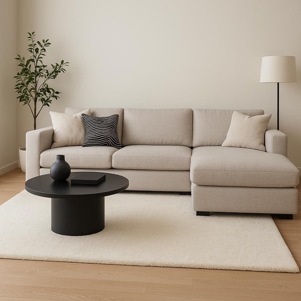 HomeRoots 5' Luxurious Ivory Shag Area Rug - Soft, Cozy, and Stylish Addition for Modern Living Spaces 8' X 10' 533575