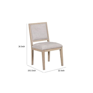 English Elm Kizie Wood Dining Side Chairs Set of 2 Rustic Sunken Panel Farmhouse Design B056P416967