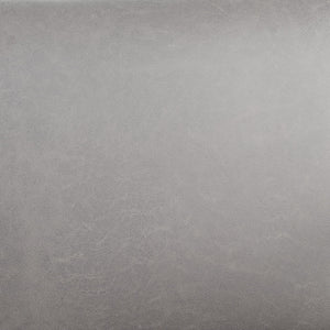 Homeroots 27" Light Gray And Silver Faux Leather Arm Chair   533872