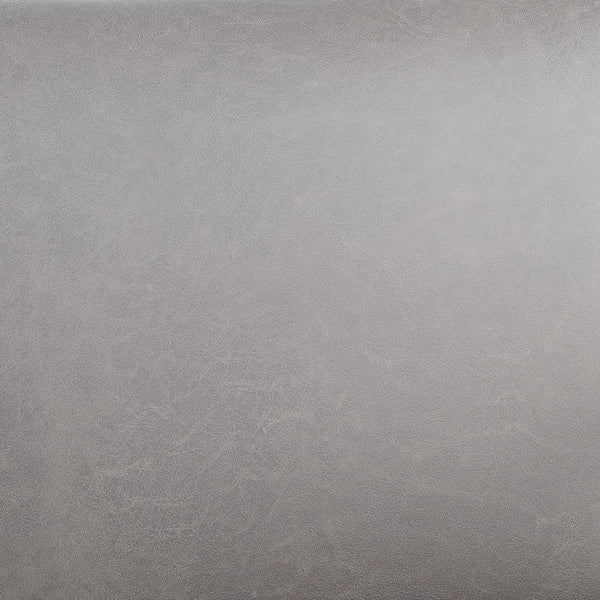 Homeroots 27" Light Gray And Silver Faux Leather Arm Chair   533872