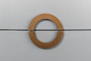 Sarreid Gabriella Chest Of Drawers - Elegant Storm Grey Design With 8 Spacious Drawers & Leather Accents Grey  53392