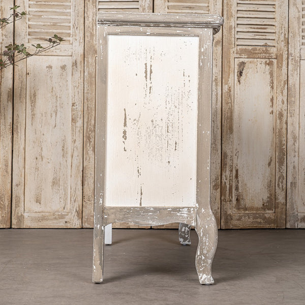 English Elm Vintage Double-Drawer Wooden Cabinet - Farmhouse Charm For Stylish Living Spaces & Rustic Gifts W2946P241497-GIGA