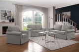 OSP Home Furnishings Ashton Loveseat Fog