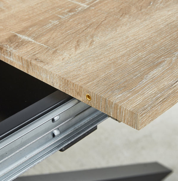 English Elm Extendable Walnut Table - Versatile Dining, Office, Or Coffee Table, Easy Assembly, 3 Lengths! W234S00110
