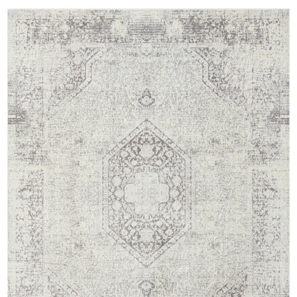 I Need to Create a Common Title That Avoids Mentioning Specific Sizes (5x7, 8x10) but Captures the Key Features: Gray Medallion, Washable, Non-slip, Indoor Area Rug.