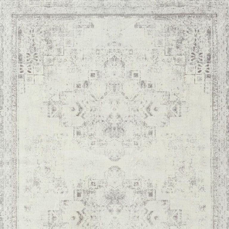 HomeRoots I Need to Create a Common Title That Avoids Mentioning Specific Sizes (5x7, 8x10) but Captures the Key Features: Gray Medallion, Washable, Non-slip, Indoor Area Rug. 5' X 7' 534025