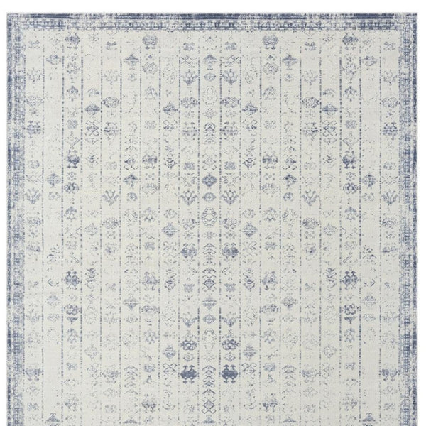 HomeRoots 5' X 7' Gray Abstract Washable Non-Skid Area Rug - Stylish, Durable, and Perfect for High-Traffic Homes 534029