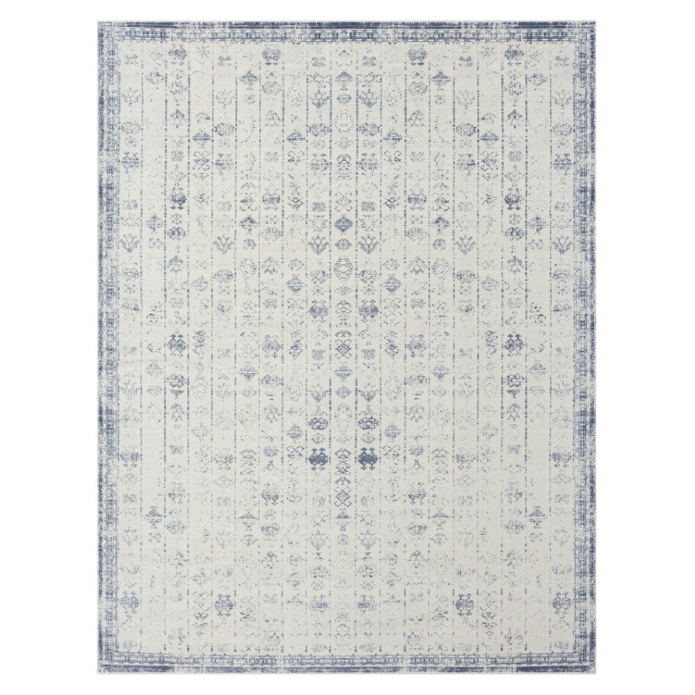 HomeRoots 5' X 7' Gray Abstract Washable Non-Skid Area Rug - Stylish, Durable, and Perfect for High-Traffic Homes 534029