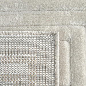 HomeRoots 8' Modern Ivory Geometric Area Rug - Durable, Stain-Resistant Design for Stylish Living Spaces 8' X 10' 534038