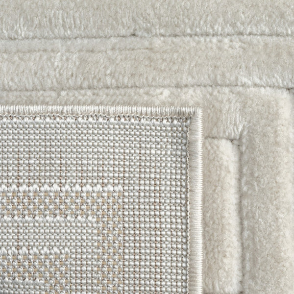 HomeRoots 8' Modern Ivory Geometric Area Rug - Durable, Stain-Resistant Design for Stylish Living Spaces 8' X 10' 534038