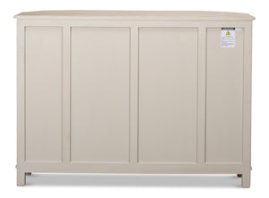 Sarreid Brooks Demilune Stone Grey - Elegant Pine Console Table With Timeless Design For Any Space Grey  53404-1