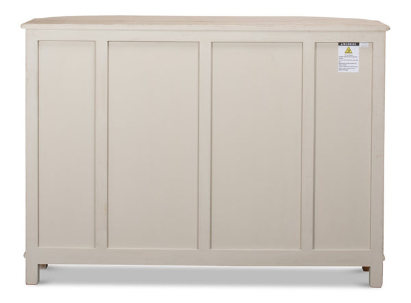 Sarreid Brooks Demilune Stone Grey - Elegant Pine Console Table With Timeless Design For Any Space Grey  53404-1