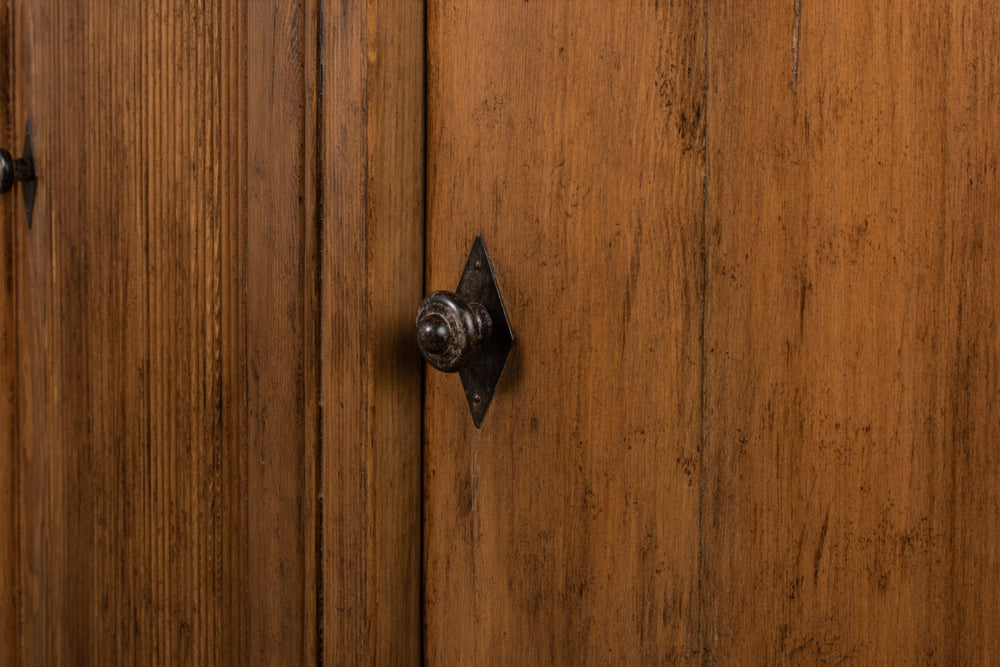 Sarreid Brooks Demilune Brown - Elegant Pine Console Table With Rich Brown Finish For Stylish Décor Brown  53404-2