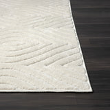 Homeroots 5' X 7' Ivory Trellis Area Rug Ivory Polypropylene 534043