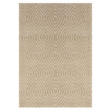 Homeroots 5' X 7' Beige Trellis Area Rug Beige Polypropylene 534045