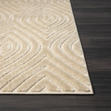 Homeroots 5' X 7' Beige Trellis Area Rug Beige Polypropylene 534045