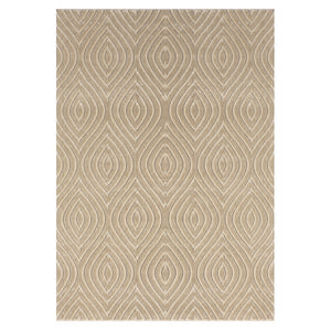 Homeroots 8' X 10' Beige Trellis Area Rug Beige Polypropylene 534046