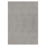 Homeroots 5' X 7' Gray Trellis Area Rug Gray Polypropylene 534047