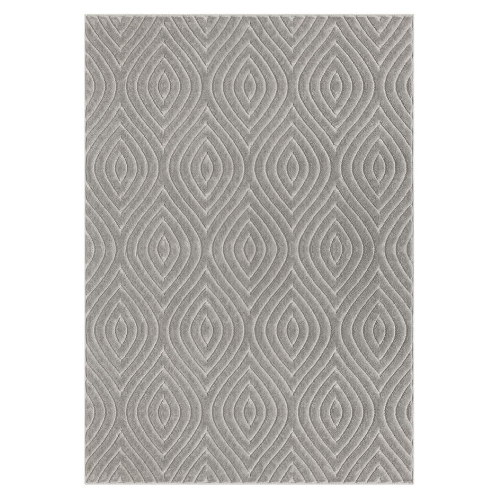 HomeRoots 8' Ivory Trellis Area Rug - Elegant, Stain-Resistant Design for High-Traffic Spaces and Homes 8' X 10' 534048
