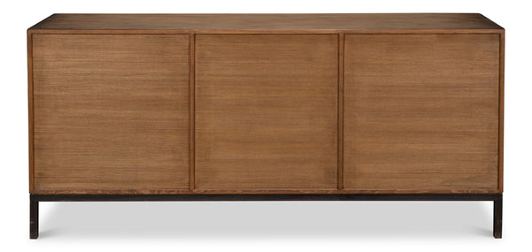 Sarreid Becket Sideboard Brown - Stylish Reclaimed Pine Design With Rich Brown Finish For Modern Homes Brown  53410-2